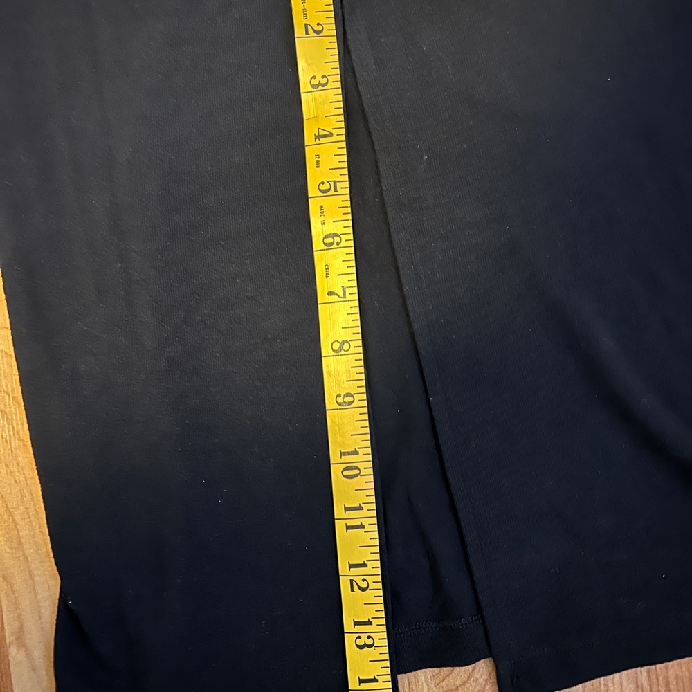 Aritzia Wilfred Free Black Knit Maxi Pencil Skirt sz Medium - Picture 6 of 7